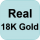 Real 18K  Gold 